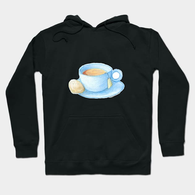 Tea Time Hoodie by ReneeDixonArt